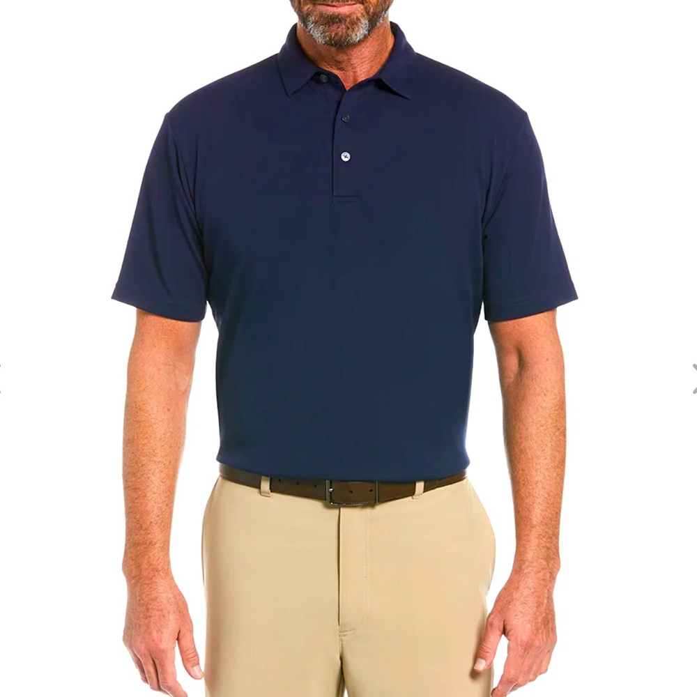 NWT | Perry Ellis Men’s Classic Polo XXL - Navy (Peacoat Blue)